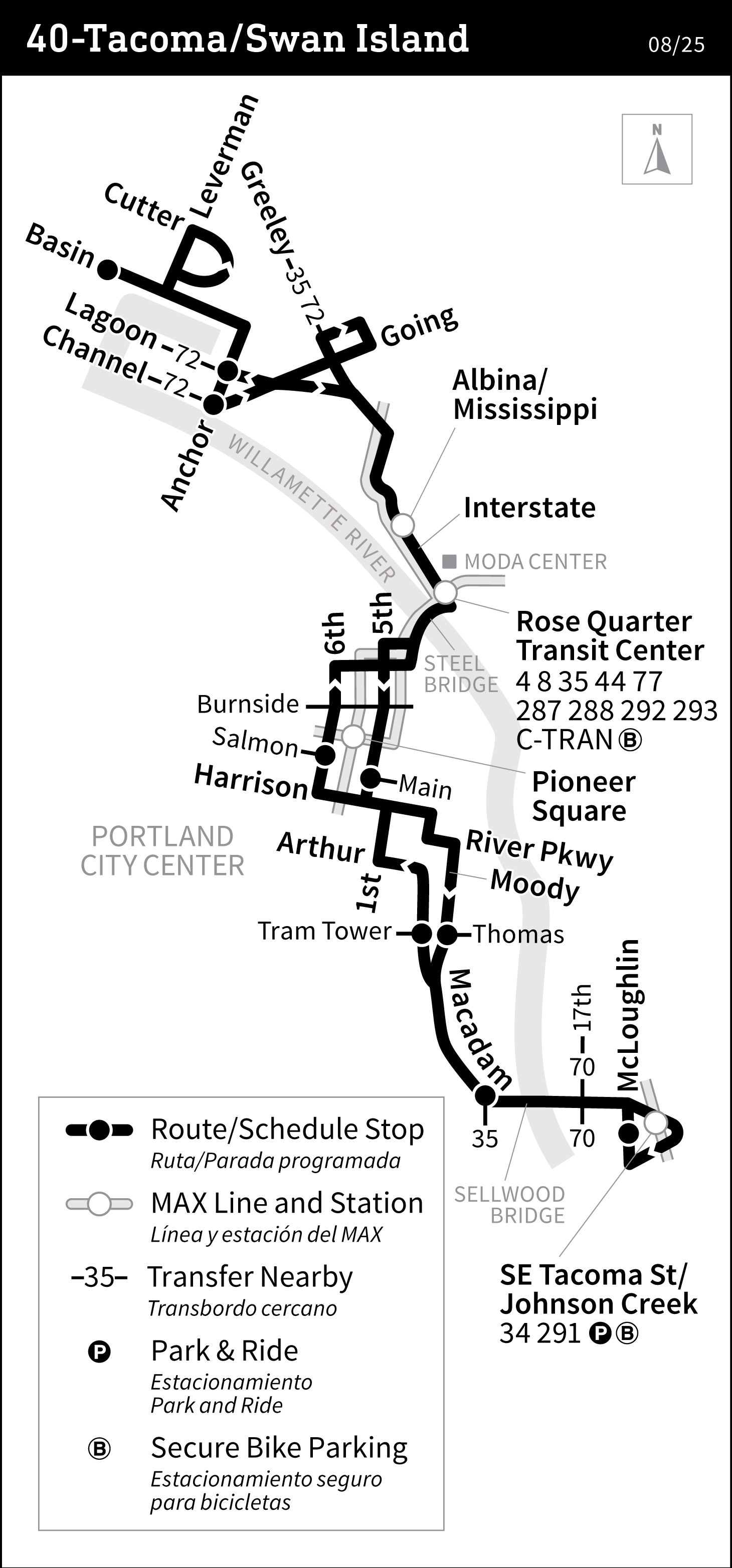 Bus Line 40 route map